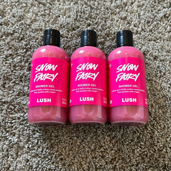Lush Other - Lush Snow Fairy Shower Gel, (3) 8.4 fl oz bottles, new and unopened